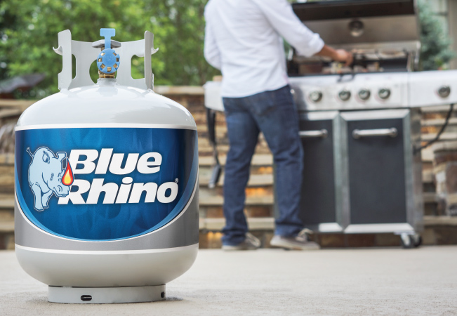 Blue Rhino propane swap